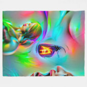 Akustikophobie Fleecedecke (Vorderseite (Horizontal))