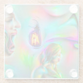 Akustikophobie Glasuntersetzer (Rückseite)