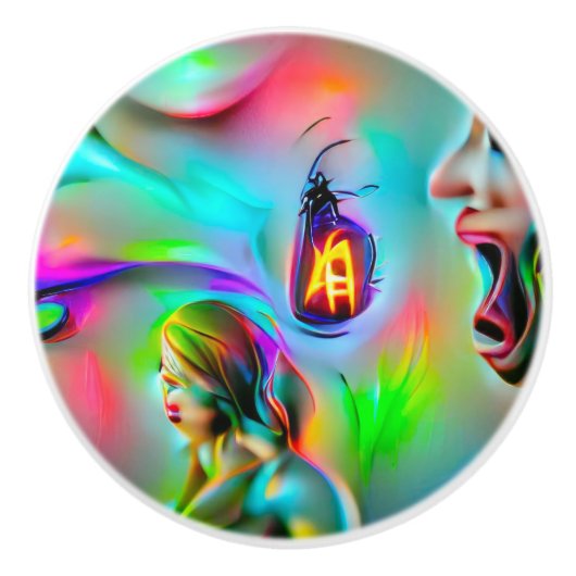 Akustikophobie Keramikknauf (Vorderseite)