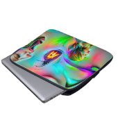 Akustikophobie Laptopschutzhülle (Vorne Knopf)