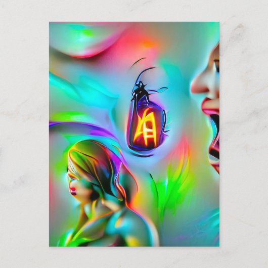 Akustikophobie Postkarte (Vorderseite)