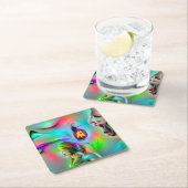 Akustikophobie Rechteckiger Pappuntersetzer (Vor Ort)