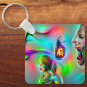 Akustikophobie Schlüsselanhänger (Vorderseite)