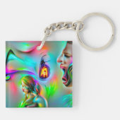 Akustikophobie Schlüsselanhänger (Rückseite)