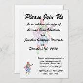 Akustikspielerin Sängerin Einladung (Vorne/Hinten)