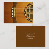 Akustische 6 Schnur-Gitarre Visitenkarte (Vorne/Hinten)