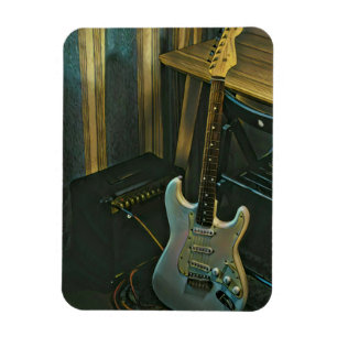 akustische Bass elektrische Gitarre Geschenk Magnet