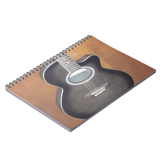 Akustische E-Gitarre Notizblock (Linke Seite)