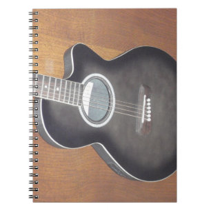 Akustische E-Gitarre Notizblock