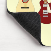 Akustische elektrische Gitarren Musikerband Gitarr Mousepad (Ecke)