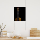 Akustische Gitarre 2 Poster (Küche)