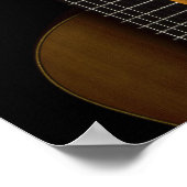 Akustische Gitarre 2 Poster (Ecke)