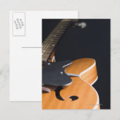Akustische Gitarre 3 Postkarte (Vorne/Hinten)