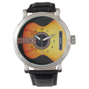 Akustische Gitarre Armbanduhr