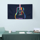 Akustische Gitarre Banner (Messeveranstaltung)