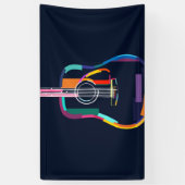 Akustische Gitarre Banner (Vertikal)