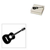 akustische Gitarre-Briefmarke Gummistempel (Stempel)