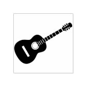 akustische Gitarre-Briefmarke Gummistempel (Prägung)