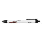 Akustische Gitarre-Cartoon-Abbildung Kugelschreiber (Oberseite)