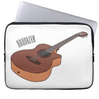 Akustische Gitarre-Cartoon-Abbildung