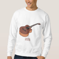 Akustische Gitarre-Cartoon-Abbildung