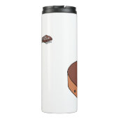 Akustische Gitarre-Cartoon-Abbildung Thermosbecher (Rückseite)