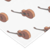 Akustische Gitarre-Cartoon-Abbildung Tischdecke (Schrägansicht)