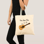 Akustische Gitarre Custom Tote Bag Gitarrist Musik Tragetasche (Vorderseite (Produkt))