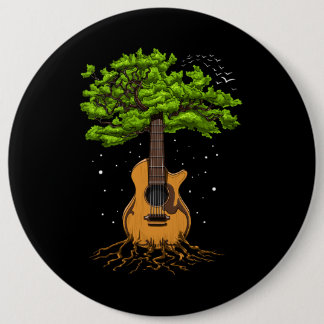 Akustische Gitarre des Lebens Button