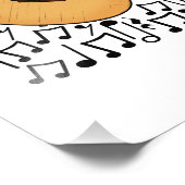 Akustische Gitarre - Gitarrenmusik Gitarrist Musik Fotodruck (Ecke)