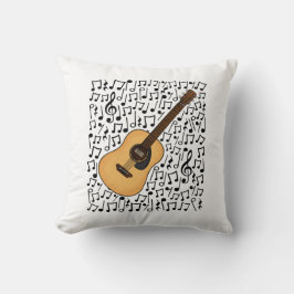 Akustische Gitarre - Gitarrenmusik Gitarrist Musik Kissen