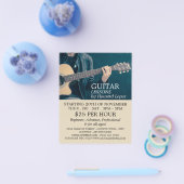 Akustische Gitarre, Gitarrenunterricht Werbung Fly Flyer (Einzeln)