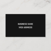 Akustische Gitarre - Music Business Card Visitenkarte (Rückseite)