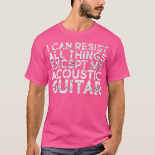 Akustische Gitarre Musikinstrument Lover Acoustic T-Shirt
