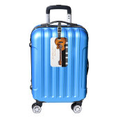 Akustische Gitarre Piano Schlüssel Musiklehrer Gepäckanhänger