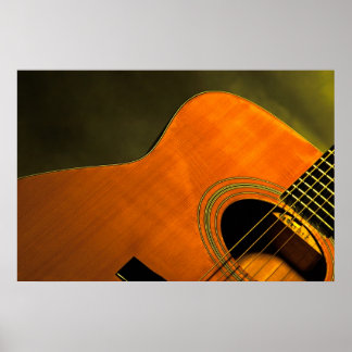 Akustische Gitarre Poster