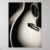 akustische Gitarre Poster (Vorne)