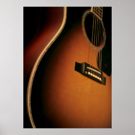 akustische Gitarre Poster
