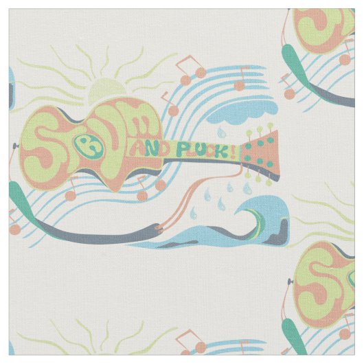 Akustische Gitarre Stoff (Nahaufnahme)