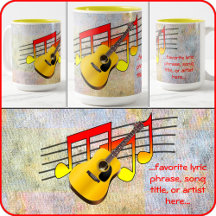 Akustische Gitarre und musikalische Bemerkungen -