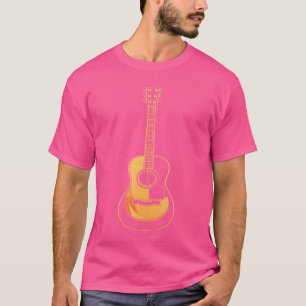Akustische Gitarre Vector T-Shirt
