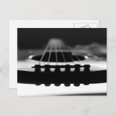 Akustische Gitarren Postkarte (Vorne/Hinten)