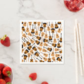 Akustische Gitarren Serviette (Beispiel)