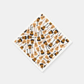 Akustische Gitarren Serviette (Ecke)