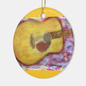 Akustische Gitarrenfarben Keramikornament (Links)