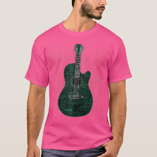 Akustische Gitarrenmatrix Style Player Gitarrist B T-Shirt