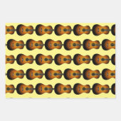 Akustische Gitarrenmusik Geschenkpapier Set (Vorderseite 2)
