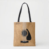 Akustische Gitarrenmusik Lover Tasche (Vorderseite)
