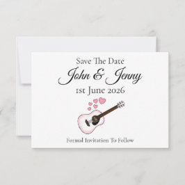 Akustische Gitarrenmusikerhochzeit rettet das Datu