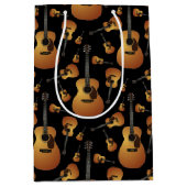 Akustische Gitarrenmusiklehrerin Mittlere Geschenktüte (Vorderseite)